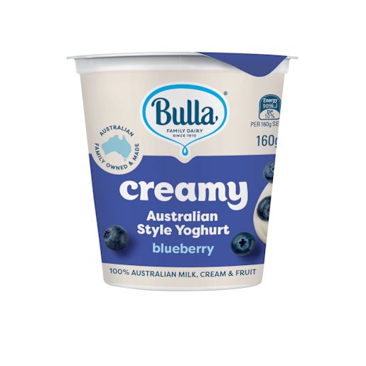 AUS STYLE BLUEBERRY YOGHURT 160GM