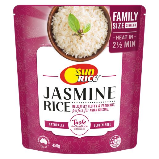 JASMINE RICE MICROWAVE 450GM