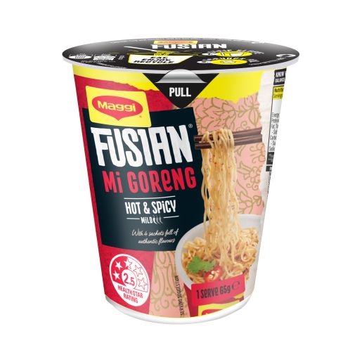 FUSIAN HOT AND SPICY CUP OF NOODLES 65GM