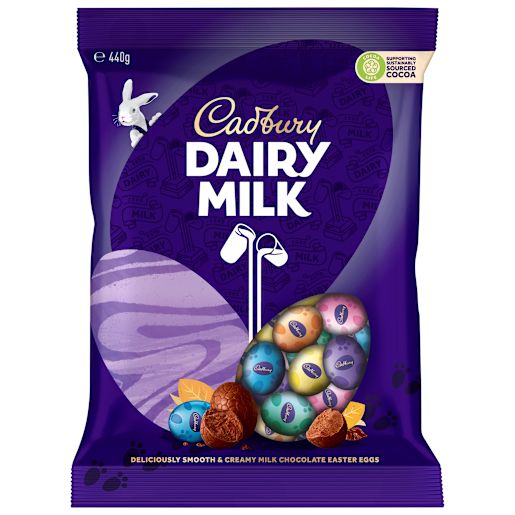 DAIRY MILK EGG BAG 440GM