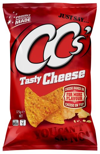 TASTY CHEESE CORN CHIPS 175GM