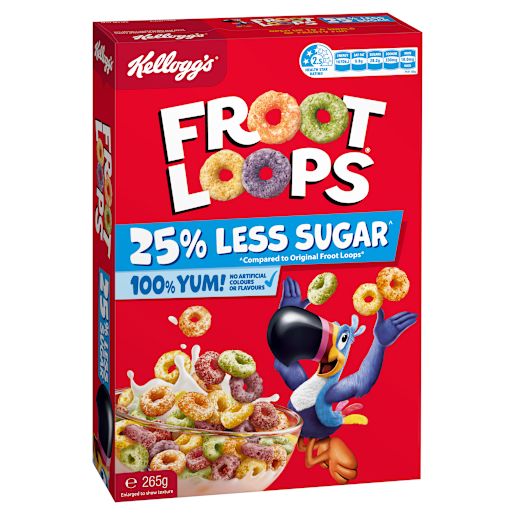 FROOT LOOPS 25% LESS SUGAR 265GM