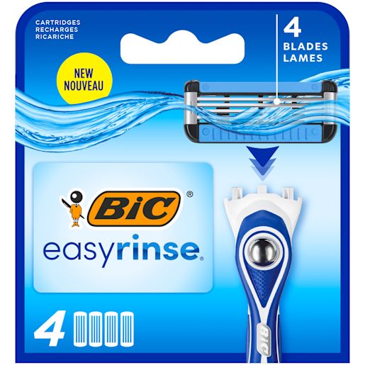 EASY RINSE SHAVER CARTRIDGE 4PK