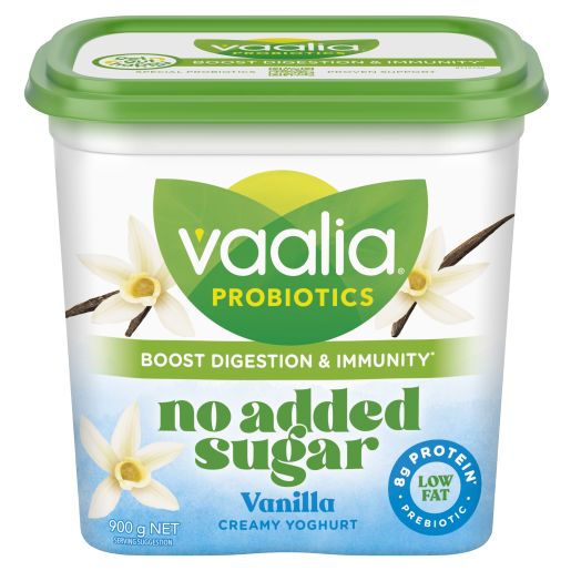 NO ADDED SUGAR VANILLA YOGHURT 900GM