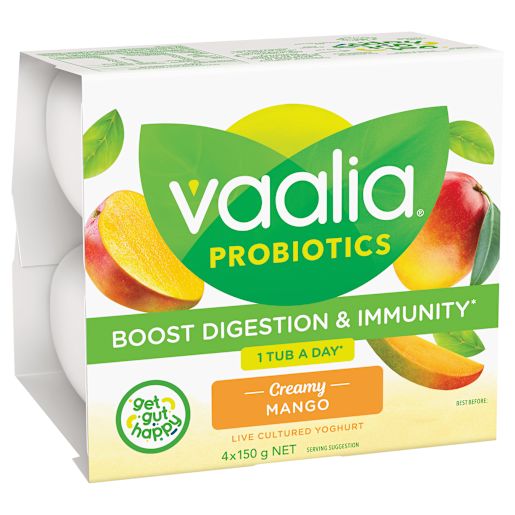 MANGO PROBIOTIC YOGHURT 4X150GM