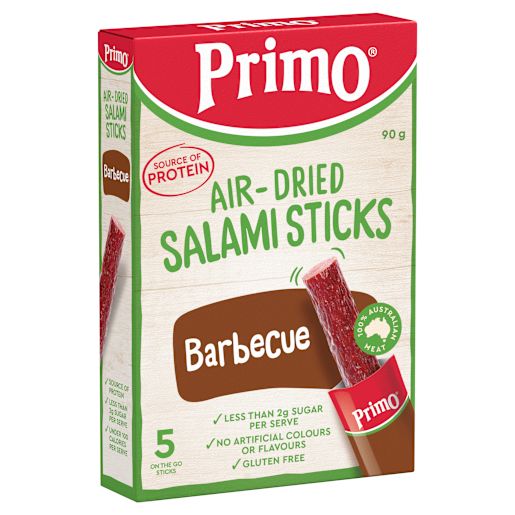 BBQ AIR-DRIED SALAMI STICKS 90GM