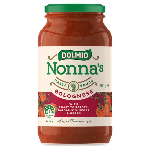 NONNAS TRADITIONAL BOLOGNESE PASTA SAUCE 500GM