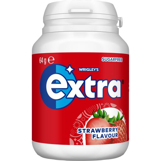 EXTRA STRAWBERRY 46 PIECE PELLET BOTTLE 64GM