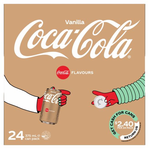 VANILLA COKE 24X375M