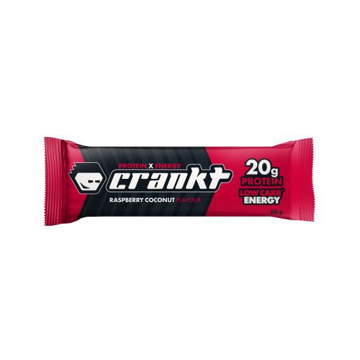 RASPBERRY & COCONUT PROTEIN + ENERGY BAR 60GM