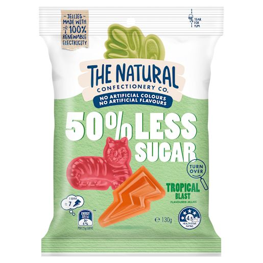 TROPICAL 50% LOW SUGAR 130GM