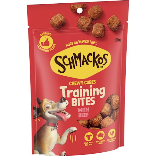 BEEF CHEWY CUBES TRAINING BITES 130GM