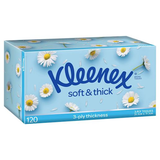 SOFT & THICK FACIAL TISSUES 120S