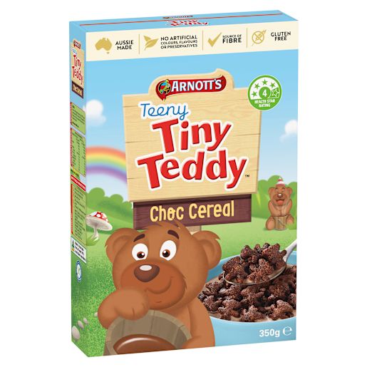 CHOC TEENY TINY TEDDY CEREAL 350GM