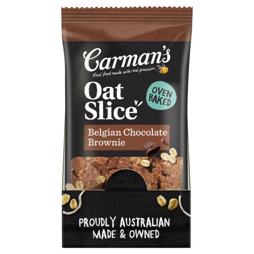 BELGIAN CHOCOLATE BROWNIE HEALTH SNACKS OAT SLICE 70GM