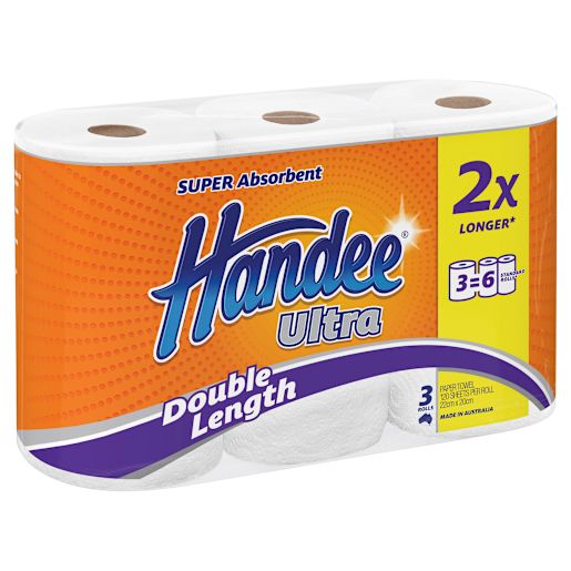 ULTRA WHITE DOUBLE 2 PLY PAPER TOWEL 3S