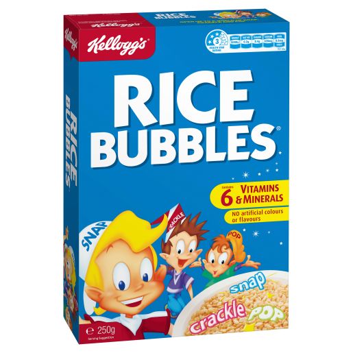 RICE BUBBLES 250GM