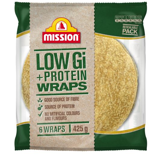 LOW GI WRAPS 425GM