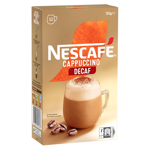 DECAF CAPPUCCINO COFFEE MIXES MULTIPACK 10PK