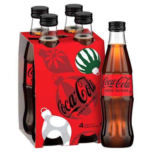 NO SUGAR COCA COLA 4X330ML