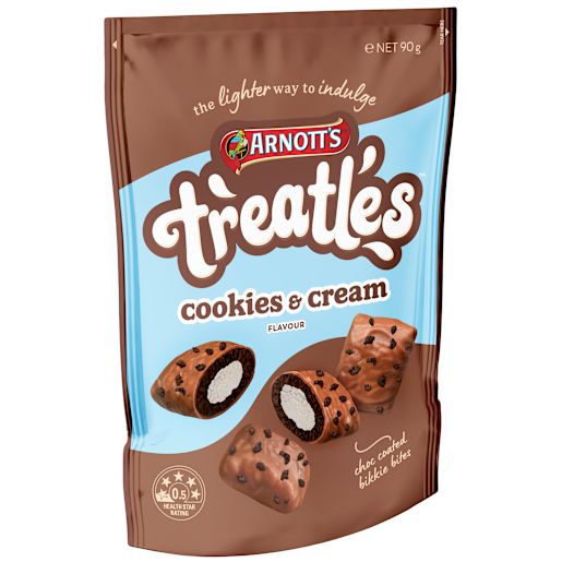 COOKIES & CREAM TREATLES BISCUITS 90GM