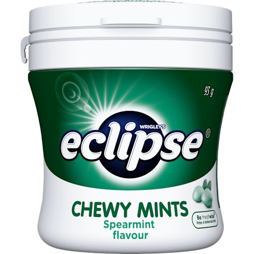 ECLIPSE SPEARMINT CHEWY MINTS BOTTLE 93GM