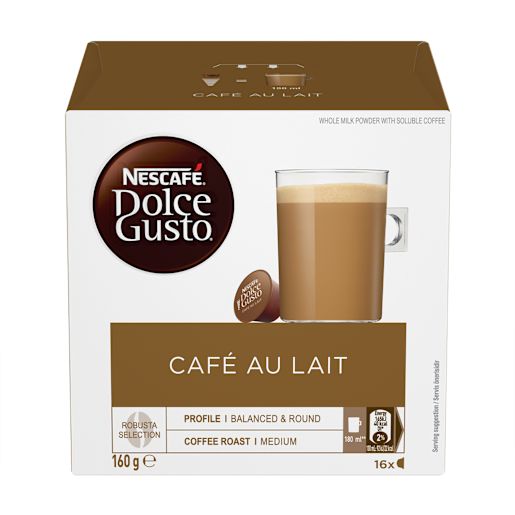 DOLCE GUSTO CAFE AU LAIT COFFEE 16S