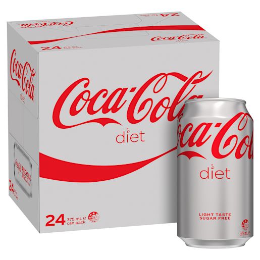 DIET SOFT DRINK 24 PACK 24X375M