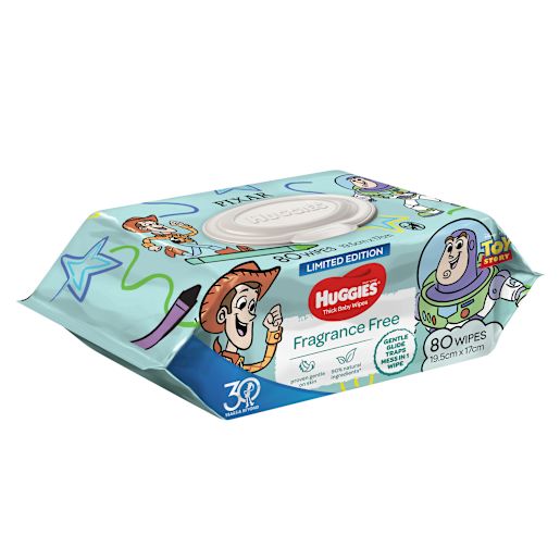 BABY WIPES FRAGRANCE FREE REFILL PACK 80S