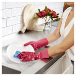 ViledaAnsell Siverlined Pink Gloves Medium