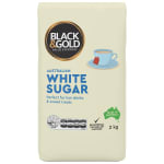 Black & Gold White Sugar