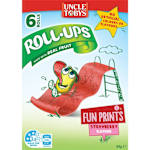 Uncle Tobys Roll-Ups Strawberry Fun Prints