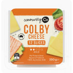 Community Co Sliced Colby Cheese