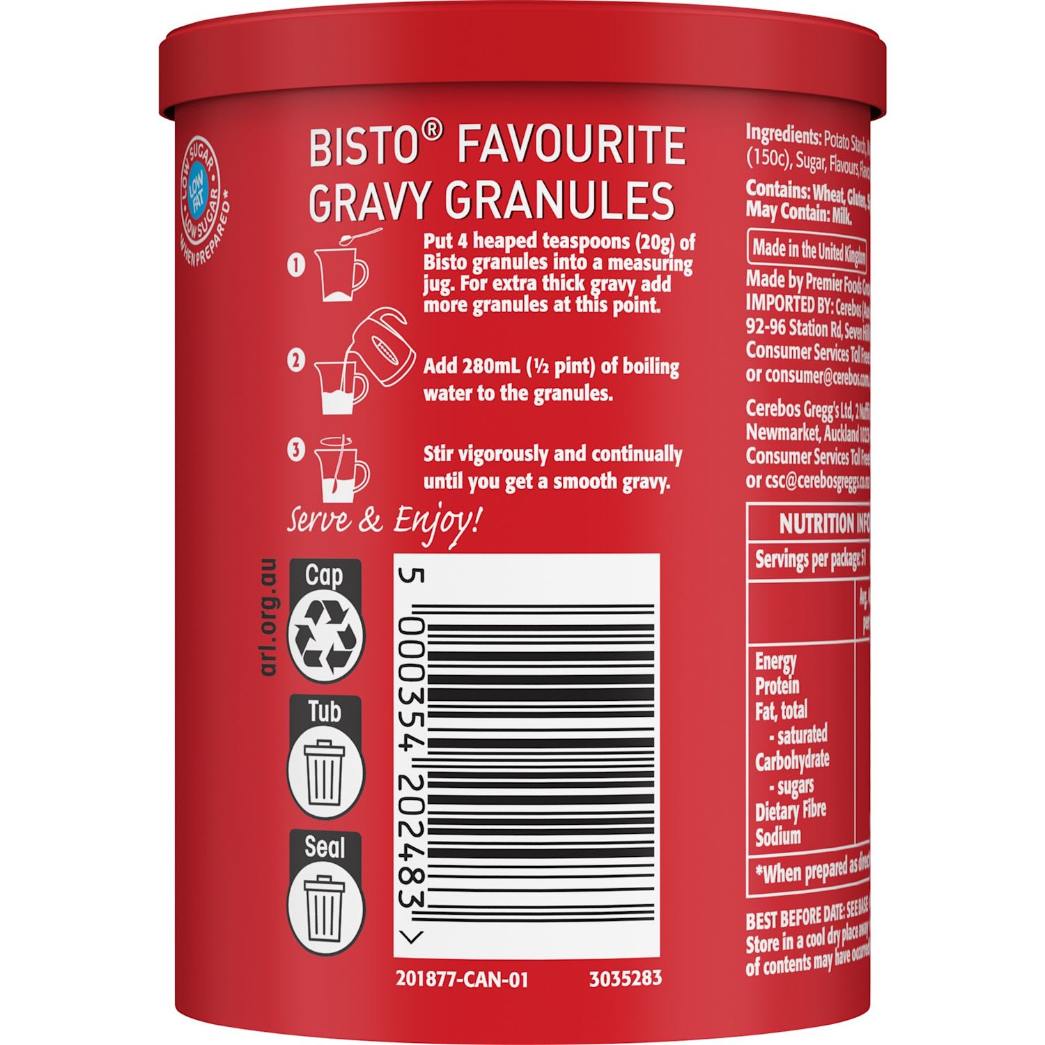 Bisto Best Beef Gravy Granules 230g - View #8