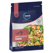 Global Seafoods Gourmet Ready Prawns Cooked & Peeled