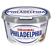 Philadelphia Original Spreadable Cream Cheese Tub