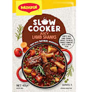 Maggi Slow Cooker Juicy Lamb Shanks Recipe Base