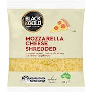 Black & Gold Mozzarella Shredded Cheese