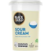Black & Gold Sour Cream