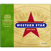 Western Star Chef's Choice Unsalted Cultured Butter