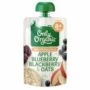 Only Organic Baby Food Apple Blueberry Blackberry & Oats