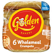 Golden Crumpets Wholemeal