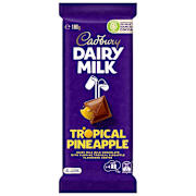 Cadbury Dairy Milk Tropical Pineapple Milk Chocolate Block