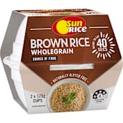 SunRice Brown Rice Cups
