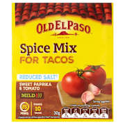 Old El Paso Mexican Reduced Salt Taco Spice Mix Mild