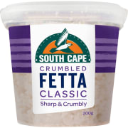 South Cape Cheese Feta Crumbled Tub