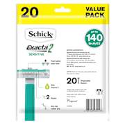 Schick Mens Razor Exacta 2 Disposable Sensitive
