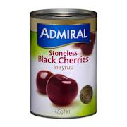 Admiral Stoneless Black Cherries In Syrup