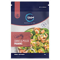 Global Seafoods Gourmet Ready Prawns Cooked & Peeled