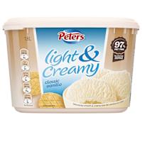 Peters Light & Creamy Classic Vanilla Ice Cream